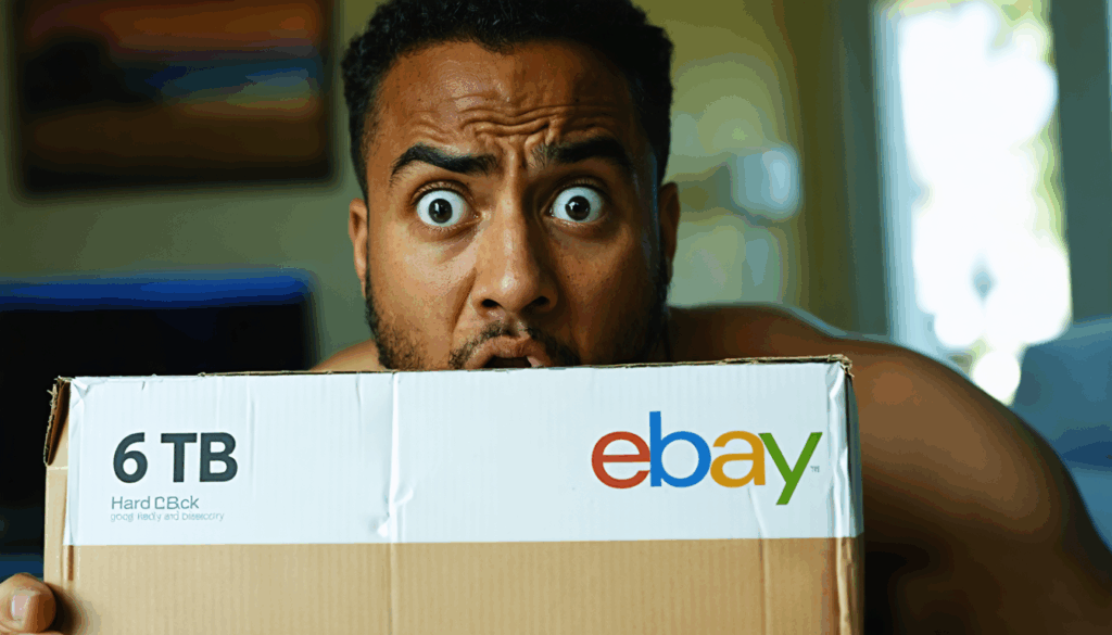 acquista un hard disk da 6 tb su ebay, lo apre e scopre che è una truffa. scopri cosa è successo e come proteggerti dagli inganni online.
