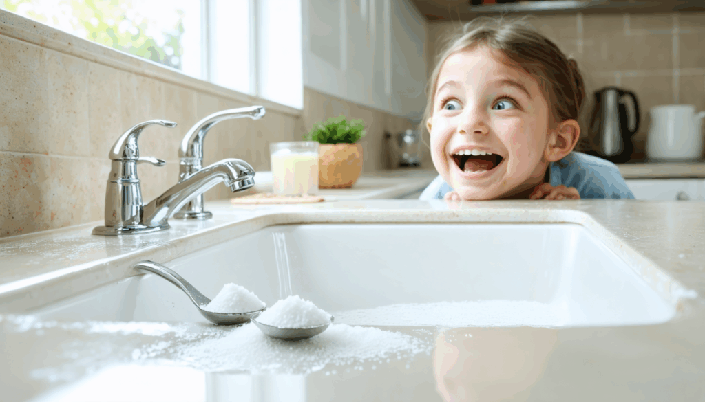 scopri il metodo naturale con due cucchiai nel lavandino per eliminare ingorghi e cattivi odori in modo efficace e ecologico.