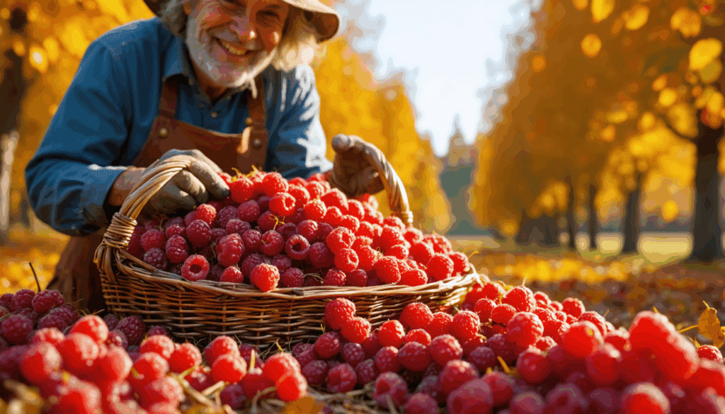 in autunno, i lamponi accumulano riserve: prepara questa miscela per godere di un raccolto abbondante il prossimo anno.