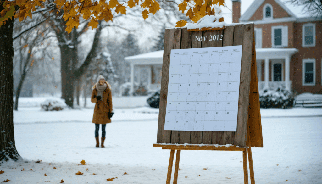 neve a novembre: il calendario dei 100 anni segnala una data precisa per l'arrivo della prima neve stagionale.