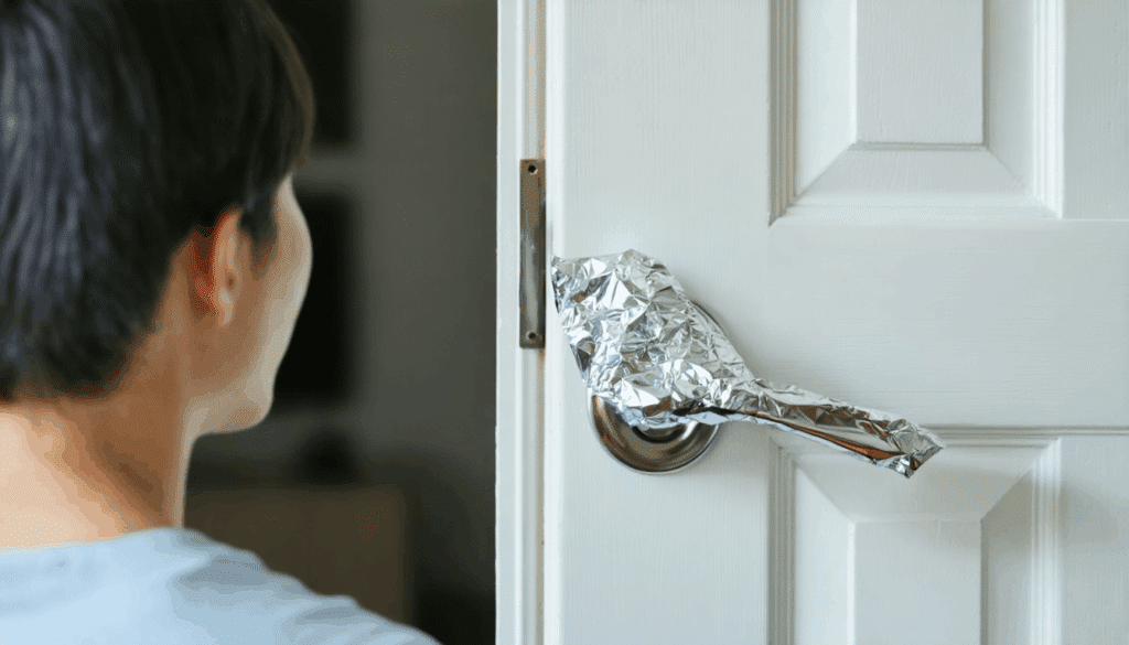 scopri perché alcune persone avvolgono la maniglia con carta stagnola e valuta l'efficacia di questo metodo per la protezione e l'igiene.