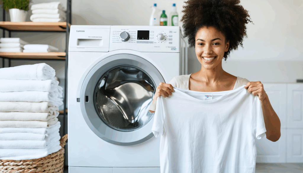 scopri il semplice passaggio da fare prima di caricare la lavatrice per evitare le fastidiose macchie grigie sui tessuti bianchi e mantenere i tuoi capi luminosi come nuovi.