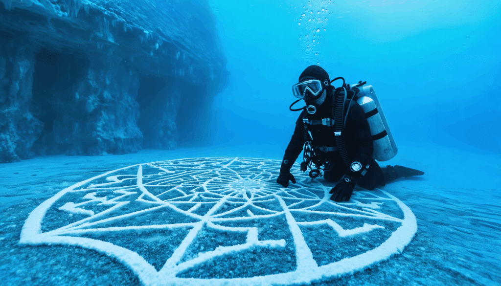 scoperta sorprendente in antartide: motivi geometrici unici individuati sul fondale marino, rivelando nuovi misteri e affascinanti segreti nascosti sotto il ghiaccio.