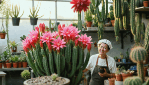 cactus di natale in fioritura spettacolare: scopri la ricetta del concime di un fiorista per far sbocciare il tuo cactus al massimo splendore durante le festività.