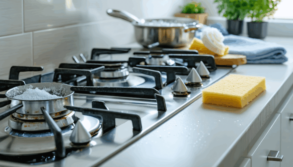 scopri il metodo rapido e semplice per pulire i fornelli senza usare aceto né bicarbonato. il trucco efficace per una cucina sempre splendida in pochi minuti.