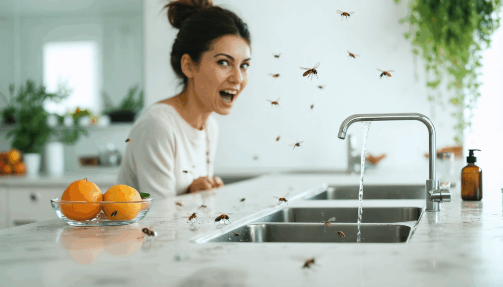 scopri cosa indicano le piccole moscerine rotonde in bagno e cucina e impara i metodi efficaci per eliminarle facilmente.