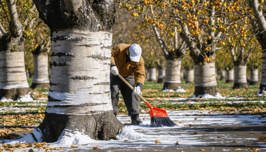 scopri il momento ideale e i metodi migliori per imbiancare gli alberi da frutto a novembre, proteggendoli dal freddo e dalle malattie per un raccolto sano e abbondante.